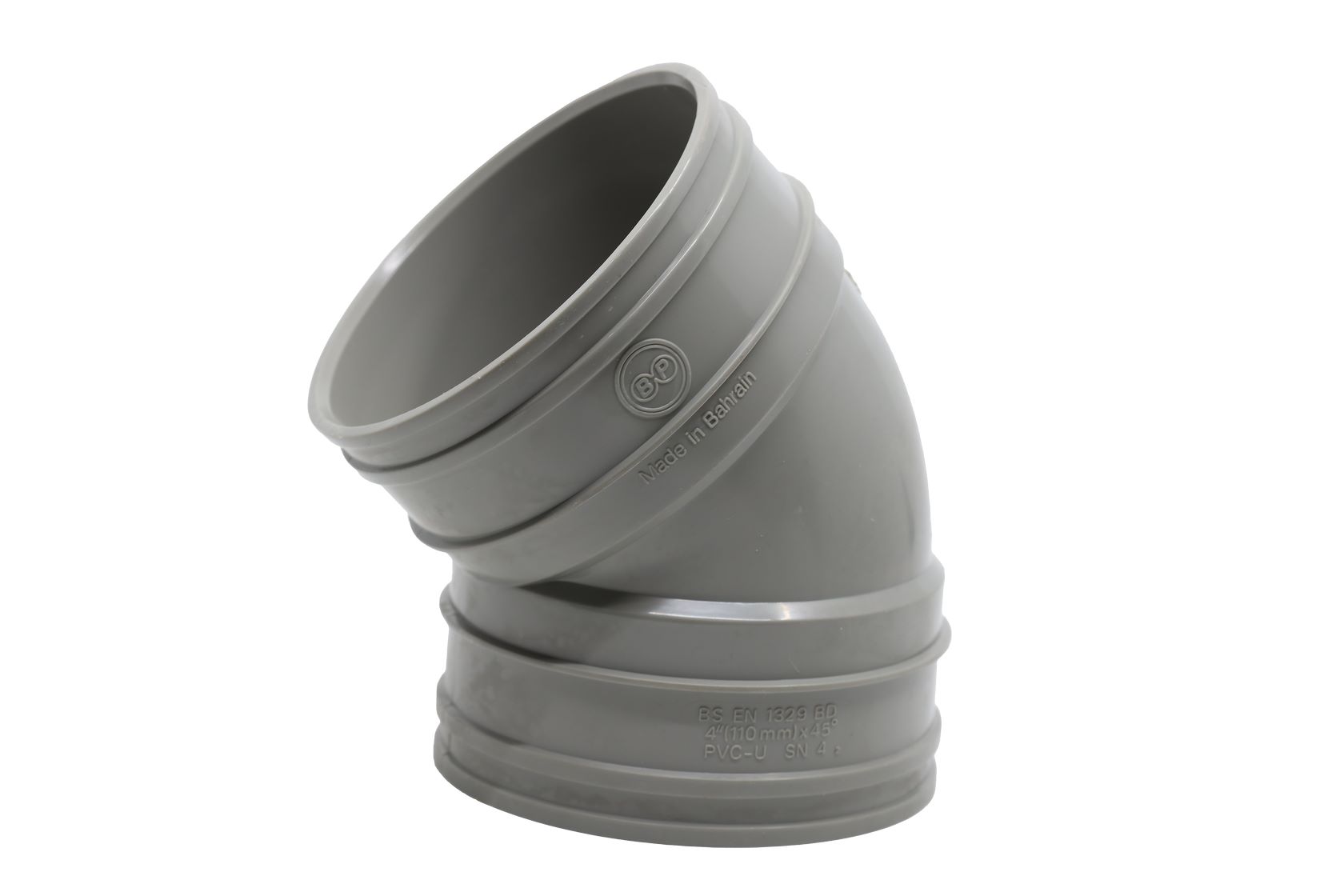 Buy UPVC ELBOW 45ºX4"- BPF Online | Construction Finishes | Qetaat.com